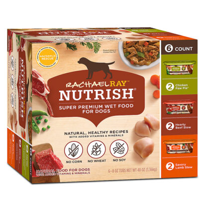 Rachael Ray Nutrish Wet Dog Food All Life Stage - Chicken, Sweet Potato, Green Bean, Beef, Potato