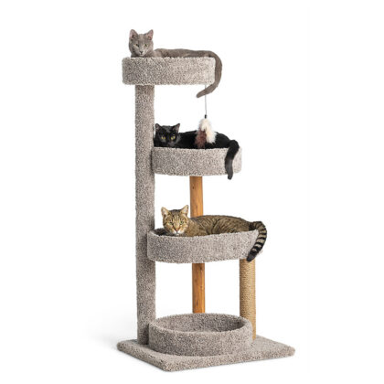 Whisker City® 51-in Treetop Terrace Cat Tower (COLOR VARIES)